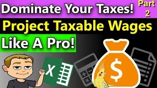 How To Project Taxable Income 📈Free 2018 Income Tax planning Excel Worksheet [upl. by Lona583]