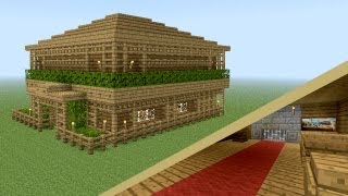 MINECRAFT How to build wooden tavern [upl. by Irene599]