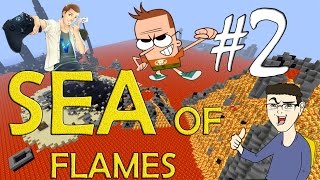 MINECRAFT  SEA OF FLAMES  SIAMO SPACCIATI wSurrealPower amp Vegas 2 [upl. by Lias178]