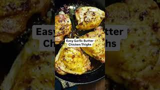 EASY Garlic Butter Chicken Thighs  🧄🧈🍗 Cast Iron Skillet Dinners  Seed Oil Free [upl. by Sudhir]