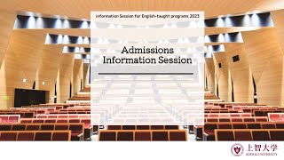 02 Admissions Information Session [upl. by Henrique]