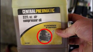 Harbor freight 21 gallon oil air compressor maintenance [upl. by Moguel]