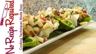 Jicama Salad with Apples  NoRecipeRequiredcom [upl. by Yvonner31]