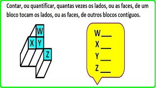 Raciocínio Lógico Contagem Blocos Faces Lados Formação Figura Psicotécnico QI Quociente Inteligência [upl. by Agnola213]