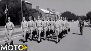 Marine Corps Drill Instructor Marches Platoon [upl. by Toille915]