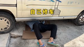 老麪包車打不着火，爲了省錢自己修，沒想到真修好了 ！ [upl. by Hsiwhem]