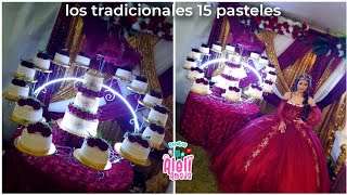 Siembre quise hacer esto 😱 15 pasteles para Quinciañera [upl. by Womack]