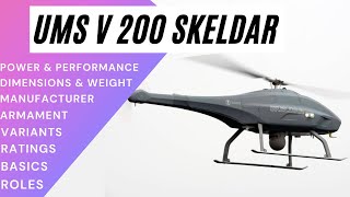 UMS V 200 SKELDAR  Every Specifications You Need to Know [upl. by Ashlin997]