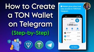 How to Create a TON Wallet Account on Telegram StepbyStep Guide [upl. by Nosrac]