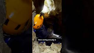 Caving Expectations vs Reality  adventure nature cave shorts [upl. by Blanch]