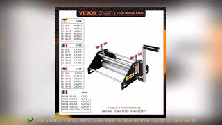 VEVOR 9x15in Etching Printing Presser Portable Tabletop Steel Basic Art [upl. by Kei582]