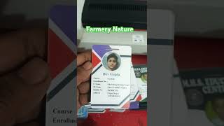 Acrylic Id card farmerynatureofficial [upl. by Cirdahc]