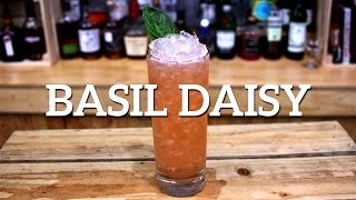 Basil Daisy Cocktail Recipe  as featured in Imbibe Magazine [upl. by Leirad254]