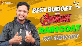 Best Budget RAINCOAT with Marvel Avengers Theme You Can Buy on Flipkart END OF SEASON SALE 2024 [upl. by Nauqas]