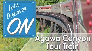 AGAWA CANYON TOUR TRAIN in Sault Ste Marie The Soo  Lets Discover ON [upl. by Enelyk451]