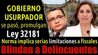 LEY 32181 ELIMINA LA POSIBILIDAD DE QUE UN FISCAL PIDA DETENCIÓN DE UN INVESTIGADO [upl. by Adleremse]