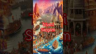 The Triveni Sangam prayagraj mahakumbh viralshorts shorts [upl. by Abeh]