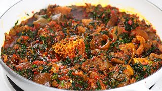 HOW TO MAKE EFORIRO SOUP  VEGETABLE SOUP [upl. by Eelatan]