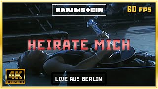 Rammstein Heirate Mich live aus Berlin 1998 With subtitles 4K 60fps remastered [upl. by Lentha562]