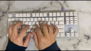 epomaker seasolt swithches  typing sound asmr [upl. by Goldner]