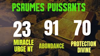 trois puissantes prière matinale ✝️ protection abondance et Miracle Urgent psaumes 23 70 et 91 [upl. by Bathesda]