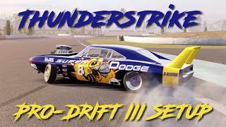 Thunderstrike ProDrift III Custom Setup Dodge Charger  CarX Drift Racing 2 [upl. by Courcy797]