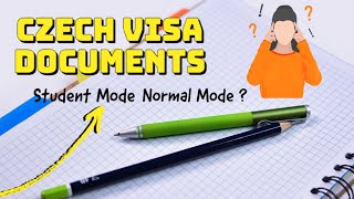 Czech Student Visa Documentation Update  Student Mode 3indians czechrepublic [upl. by Ungley]