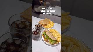 Let’s make pulled beef tacos for dinner taco [upl. by Eenram]