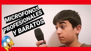 🎤Micrófonos baratos y buenos  Micrófonos dinámicos baratos y buenos  Nicolau Vidal [upl. by Benedix]