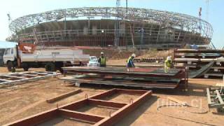 Soccer City Stadium in Johannesburg  fibreC [upl. by Meagher]