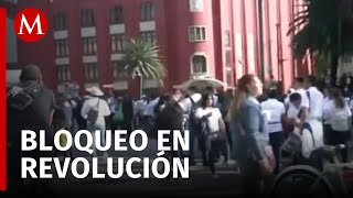 Maestros de la CNTE Y el SNTE realizan bloqueos en el circuito de Monumento a la Revolución [upl. by Nanji]