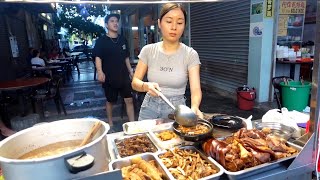 Taste Of Sarawak  Muy Choy Pork Belly From This Beautiful Sister Is As Soft As Silk [upl. by Sokairyk]