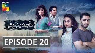 Tajdeed e Wafa Episode 20 HUM TV Drama 3 February 2018 [upl. by Elletsirhc]