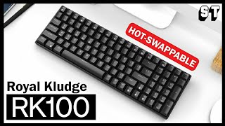 Royal Kludge RK100 HOTSWAP Wireless Gaming Keyboard Unboxing amp Typing  Samuel Tan [upl. by Berlin11]