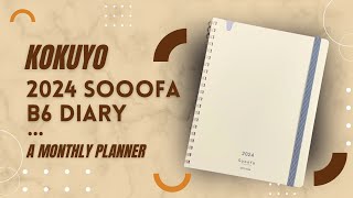 Planner Review Kokuyo 2024 Sooofa B6 Diary giveaway closed [upl. by Elvyn]