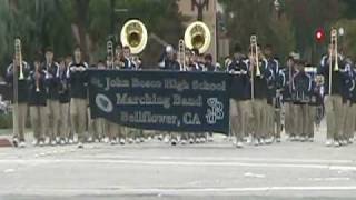 St John Bosco HS at the 2008 Whittier Christmas Parade [upl. by Nailluj]