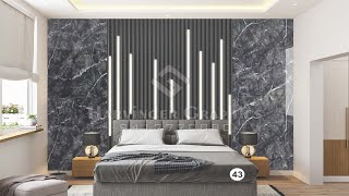 bedroom Wallpaper design  pvc wallpaper design  2024 latest wallpaper design flex [upl. by Allan]