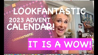 LOOKFANTASTIC ADVENT CALENDAR 2023 UNBOXING AND REVIEW [upl. by Sul]