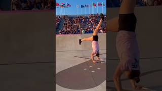 real talent exist 💯😎😍 shorts respect parisolympics2024 olympicgames stunt dance parkour [upl. by Else]