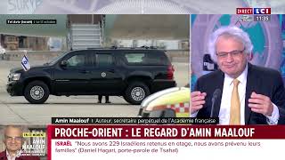 ProcheOrient  le regard dAmin Maalouf secrétaire perpétuel de lAcadémie française [upl. by Janelle955]