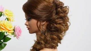 Prom hairstyle for long hair Tutorial [upl. by Vickey178]