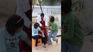 Chor chor injection chor 😱🤪 village family doctor chor shorts funny comedy [upl. by Ahsikyw513]