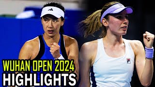 Xinyu Wang vs Ekaterina Alexandrova QF Highlights  Wuhan 2024 [upl. by Carolin103]