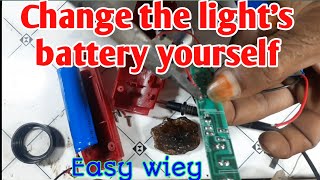 How do you change the batterie in a torch flashlight Replace battery small LED Torch Light Ripear [upl. by Oelgnaed786]