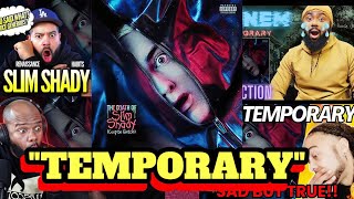 Fans React to Eminem  Temporary ft Skylar Grey Crazy Reaction Compilation [upl. by Combs]