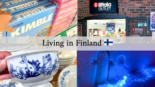 Living in Finland Vlog 13 🇫🇮  Grocery Shopping  Supermarket  Moomin Ice Cave  Iittala Outlet [upl. by Elawalo]