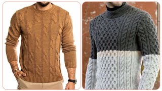 Unique Crochet Men Sweater Pattern  Handmade makeover Designs [upl. by Nnyleuqaj]