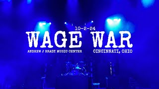 Wage War  Part 1 of 4  10•2•24  The Andrew J Brady Music Center  Cincinnati Ohio [upl. by Ellehcir]