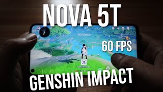 Huawei Nova 5T  Genshin Impact Highest Graphics 60 FPS Gameplay [upl. by Eenafit318]