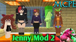 Jenny mod 121 and 120  IMP Mod update for MCPE  Ellie Mod [upl. by Tybald]